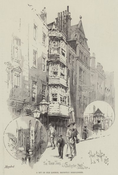 Un pezzo della vecchia Londra, recentemente demolito da Herbert Railton